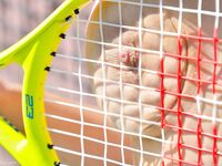 Horny Teen Jenna Sativa Is Beading Pussy On Tennis Racket Right On The Court